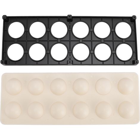 Raviolipresse aus Aluminiumlegierung und ABS, 12 Löcher, selbstgemachtes Werkzeug zur Herstellung von quadratischen Agnolotti und Ravioli. (1/5)