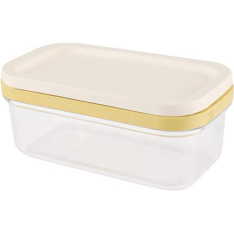 Boîte à beurre avec couvercle, petite boîte de rangement pour beurre (17 x 10 x 7 cm), boîte de rangement pour fromage et réfrigérateur. (1/5)