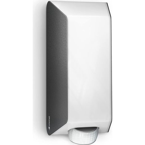 Steinel luce esterna L 30 S antracite, rilevatore di movimento 180°, portata 10 m, presa E27, lampada da parete di design per esterni resistente agli urti (1/5)