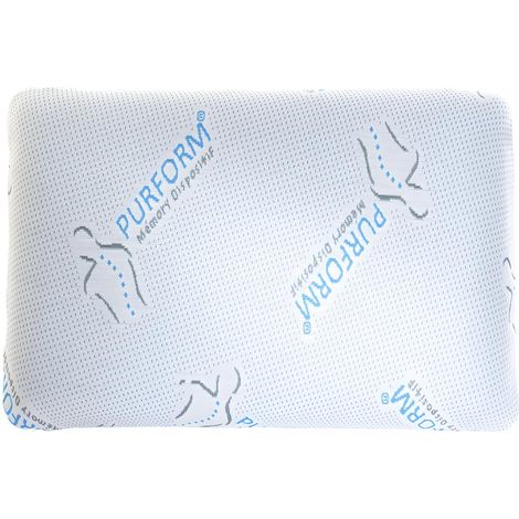 Oreiller mémoire de forme 40 x 60 cm anti acariens PURFORM - SIRONA (1/4)