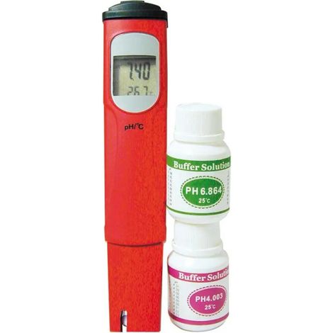 Ph-mètre digital + 2 flacons de solutions PH