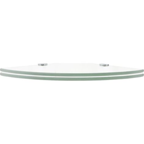 Maison Exclusive - Eckregale 2 Stk. mit Verchromten Halterungen G (1/5)
