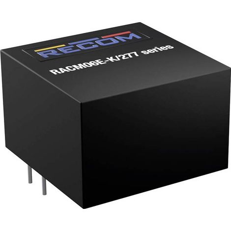 RECOM RACM06E-12SK/277 Alimentation AC/DC encastrée fermée 12 V 0.5 A 6 W