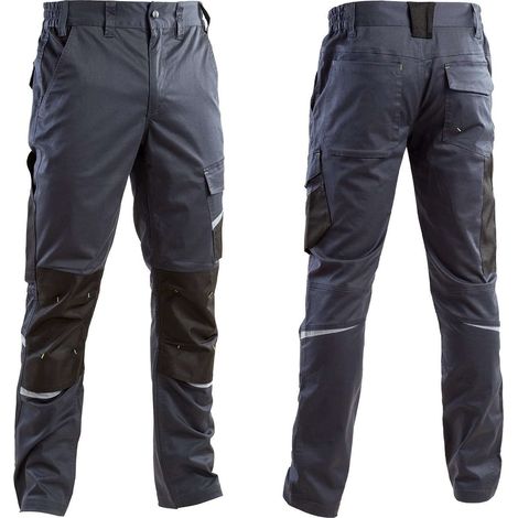 Pantaloni da Lavoro Elasticizzati X-Stretch  Grigio Grigio 2XL