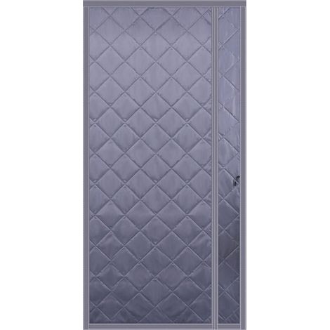 Rideau magnétique isolant thermique 90 x 210 cm  Rideau thermique pour se protéger du froid  Rideau coupe-vent et écoénergétique  Adapté aux animaux domestiques  Rideau thermique pour portes de cave,