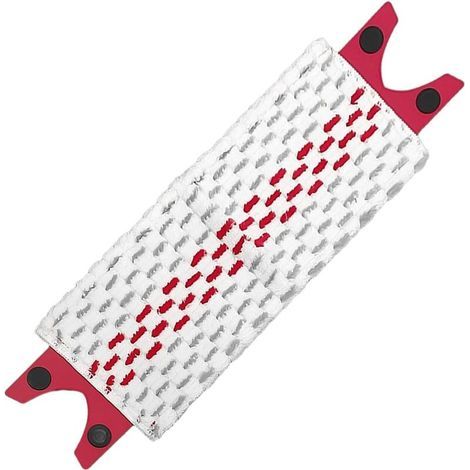 1 tête de rechange lavable, serpillère plate en microfibre, accessoire de chiffon plat, convient pour les serpillières, le nettoyage des sols (1/5)
