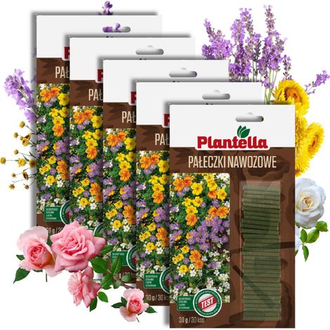 PLANTELLA Düngerstäbchen für Blumenpflanzen - Universaldünger 150 Stück.