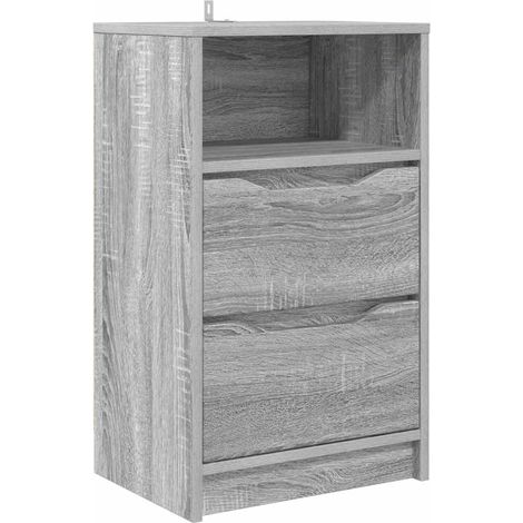 Maison Exclusive - Nachttisch Graues Sonoma 40 x 30 x 467 cm Holz