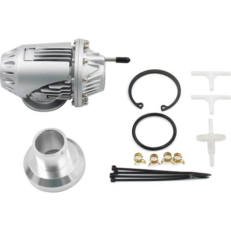 Valve de soufflage pour Turbines à turbocompresseur SQV4, soulagement de la pression d'échappement en alliage d'aluminium avec adaptateur