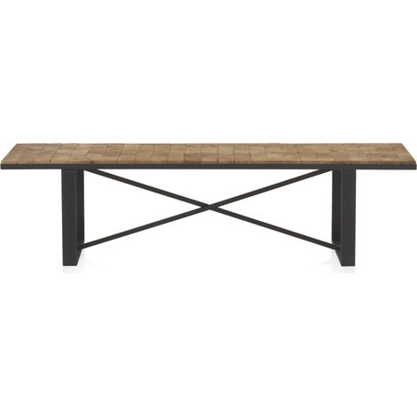 Holzbank mit Blöcken (1/5)