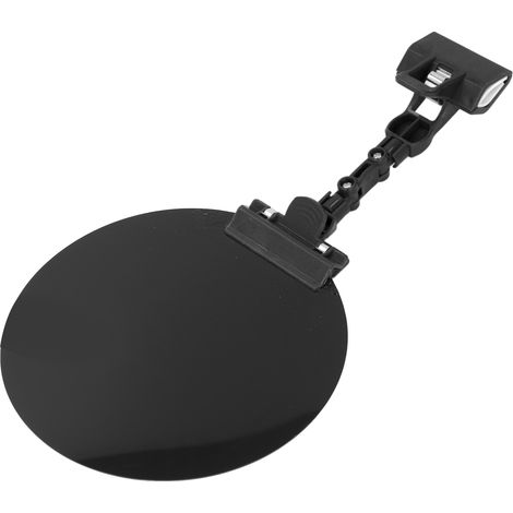 Panneau d'occultation pour soudage à l'arc sous argon, noir, à obscurcissement automatique et réglable, fixation par clip, rond, 18 cm de diamètre. (1/5)