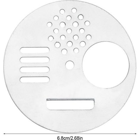 Porte De Ruche - Acier Inoxydable - Diamètre 6,8 Cm - Ventilation Réglable - Pour Ruches Apicoles - Lot De 5 (1/5)