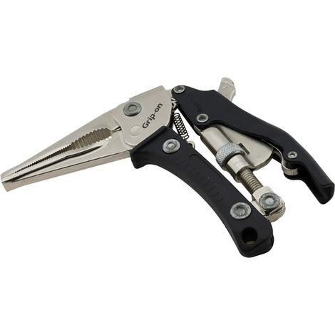 Pince à action rapide ergonomique Grip ON G727-08-490, 155 mm, conception robuste. (1/5)