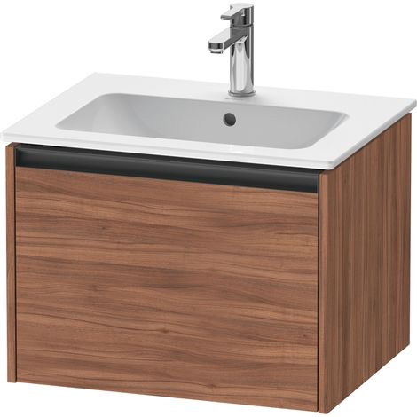 Duravit Ketho.2 bâti-support de lavabo suspendu, 1 tiroir, (1/2)