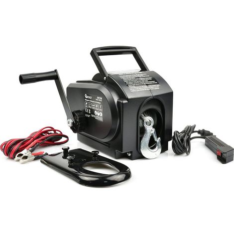 Treuil électrique portable 12V 2000LB (1) (1/5)