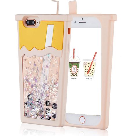 Funda Para iPhone - Diseño De Cartón Suave De Silicona - Protección Completa Con Bordes Elevados - Estilo Kawaii Divertido - 1 Unidad (1/5)