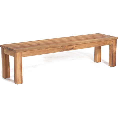 Sonnenpartner Sitzbank Charleston 175 cm Teakholz Old Teak Bank Gartenbank