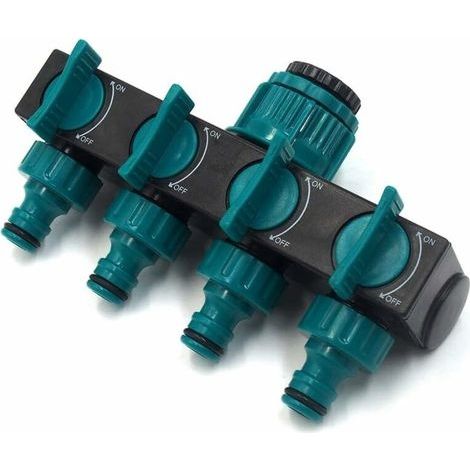 Rértiteur de Tuyau d'arrosage 3/4"diviseur de Robinet Le connecteur Connecteur de Tuyau Sérateur de buse Connecteurs de Robinet Confortable pour Le Jardin et la Vie à la Maison (1/5)