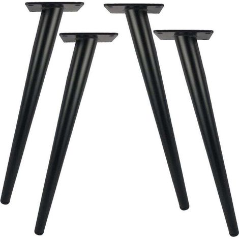 Set mit 4 Tischbeinen aus Metall, 30 cm lang, für moderne Möbel, Kommoden, Schränke, Schreibtische und Hocker Ersatz-Möbelbeine Tragkraft: 800 kg