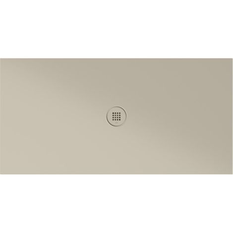 Receveur de douche rectangulaire en céramique 140x70x2cm, creta mat