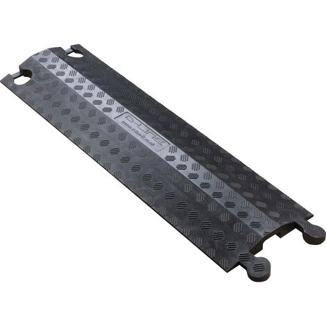 D-Line DO-2B765 Passacavo a Pavimento, Canaline Passacavo Carrabili, Canaline Per Cavi, Adatto per Veicoli - Cavità per cavi = 45mm (Larghezza) x 20mm (Altezza) - 765mm Lunghezza - Nero