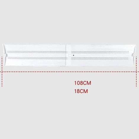 Déflecteur D'air - Pour Climatiseur Mural - Réglable Et Pliable - Sortie D'Air Rétractable - 1 Pièce (1/5)