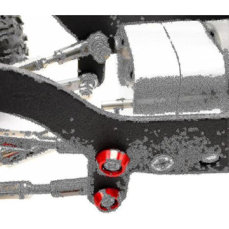 Ensemble de 8 pièces de vis, rondelles et supports de bielle en métal, compatible avec les voitures télécommandées C14, C24, C34, C44, Mn, D90, D91 et D99s. (1/3)