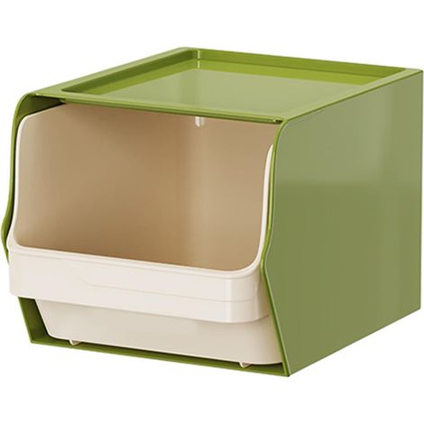 Tragbare Küchenaufbewahrungsbox, geräumige Schublade, praktischer, stapelbarer Teebeutelhalter, offenes Design, großer Kaffeebecherhalter, fürs Büro – umweltfreundlich