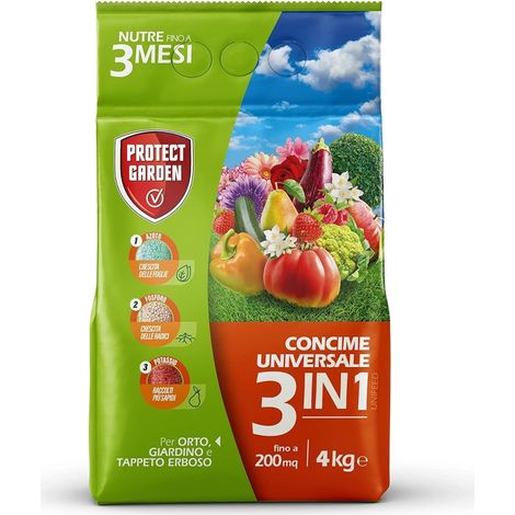 Concime 3in1 4Kg Protect Garden