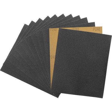 Schleifpapier 230x280mm Metall Auto polieren 240 Körnung 15 Stück (1/5)