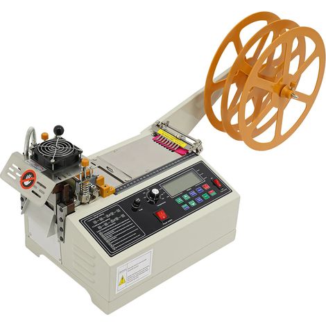 Machine de découpe de sangle, coupeur automatique à chaud et à froid, performance de précision, Orange (1/2)