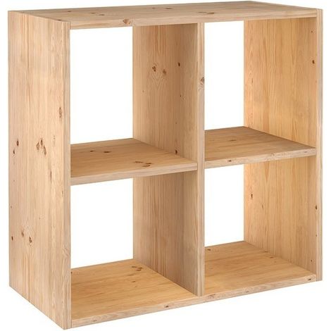 Etagere Modulaire Avec 2x2 Cubes Dinamic Pin Massif Astigarraga. (1/3)