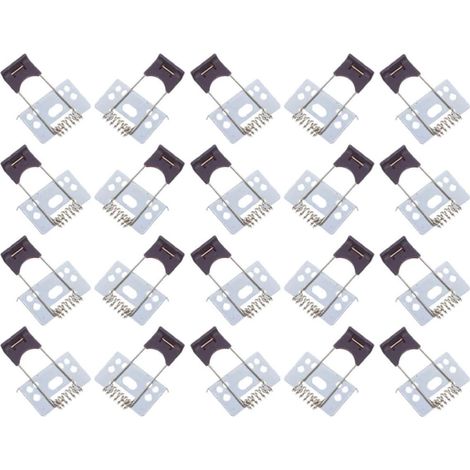 Clip spot 20 pièces fer, pour éclairage, panneau LED et maison (1/5)