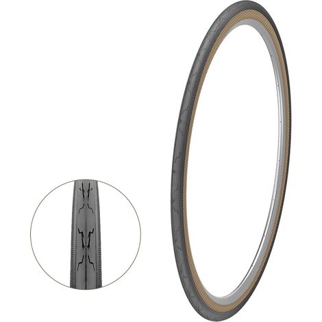 Pneus de vélo Kenda 700 x 25C 28C 32C 35C Vélo de route de qualité supérieure avec parois latérales jaunes rétro TPI élevé pour des performances améliorées (1/5)