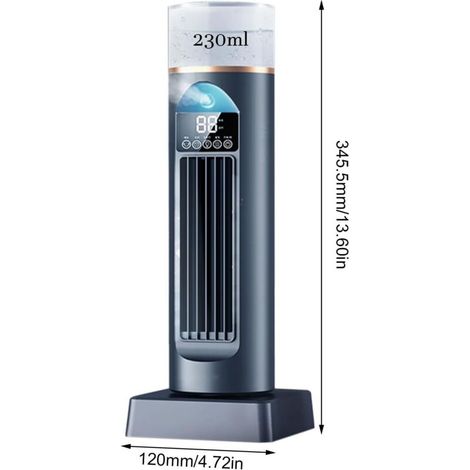 Ventilateur Tour Ventilateur à Oscillation 120° pour Intérieur,Ventilateur Silencieux Intelligent avec Fonction Fraîcheur pour Maison Dortoir Bureau et Sommeil(noir) (1/5)