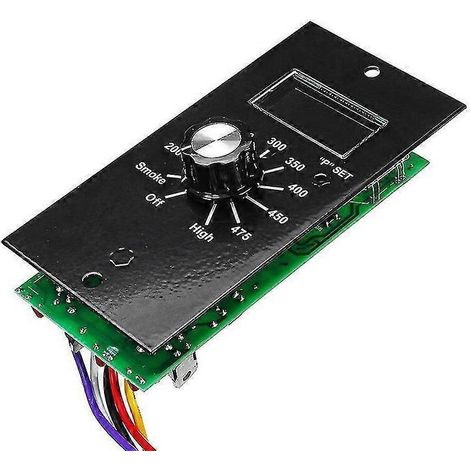Modernisation de la carte de commande numérique pour grills à pellets de bois – Thermostat précis réglable de 200 °C à 475 °C, interface tactile intuitive sur panneau avant (1/5)