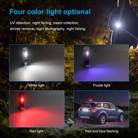 S11 Mini-LED-Taschenlampe, klein und leistungsstark, Schlüsselanhänger, USB-aufladbar, ideal für Notfälle im Freien, Wandern und Camping. (1/5)