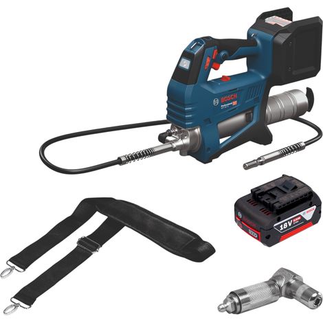 Pompa per grasso a batteria Bosch GFP 18V-10 18 V 10000 psi + 1x batteria 5,0 Ah - senza caricabatterie (1/5)