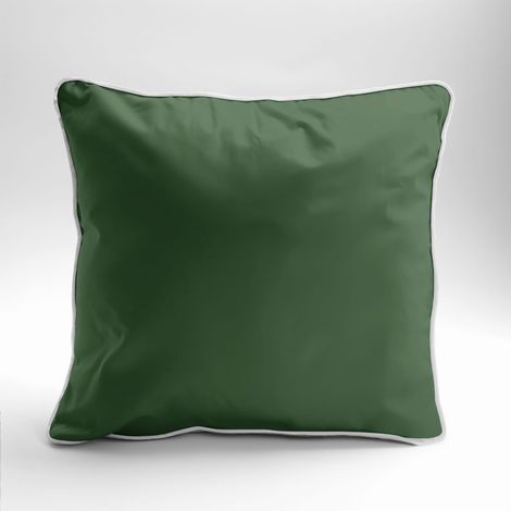 Funda de almohada de algodón puro Macatin 40x40 verde (1/4)