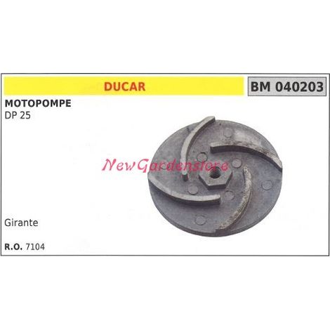 Girante pompa DUCAR motopompa DP 25 040203