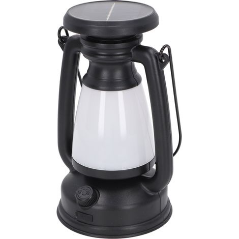 Lanterne LED vintage à intensité variable, portable et multifonctionnelle, idéale pour l'intérieur, l'extérieur, le camping et le jardin. (1/5)