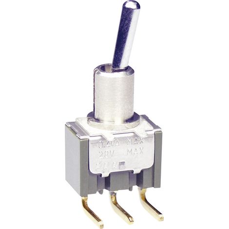 NKK Switches M2013SS2G30 M2013SS2G30 Kippschalter 28 V DC/AC 0.1 A 1 x Ein/Aus/Ein  rastend/0/rasten