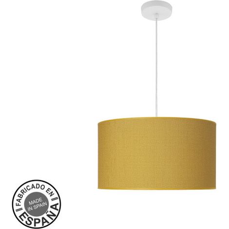 Fashion Pendelleuchte 2xe27 Weiß/Gelb Regx40x40cm C/Diffusor