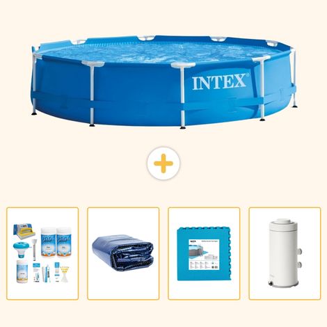 Intex Piscine Tubulaire Ronde - 366x76 cm - 5-pièces S14 (1/5)