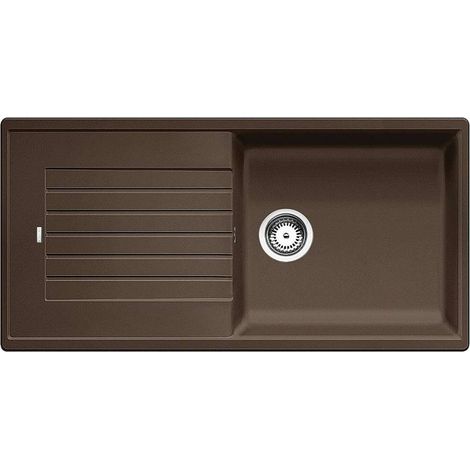Blanco Zia XL 6 - Lavello in silgranit, 100x50 cm, caffé 517577