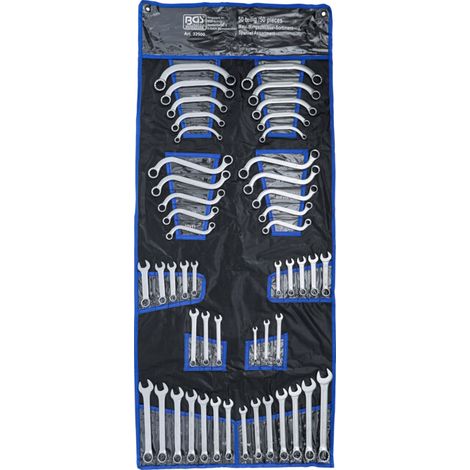Assortiment de clés mixtes en pouces + métriques 50 pièces Kraftmann (1/5)