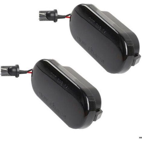 Clignotant LED - 18 Puces SMD - Pour VW Golf Passat Polo Sharan - Ambre - Étanche IP67 - 5 W - Lot de 2 (1/5)