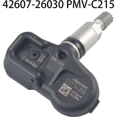 42607-26030 est applicable au capteur de surveillance de la pression des pneus PMV-C215 des Toyota Land Cruiser, Prado et Land Cruiser Prado. (1/5)
