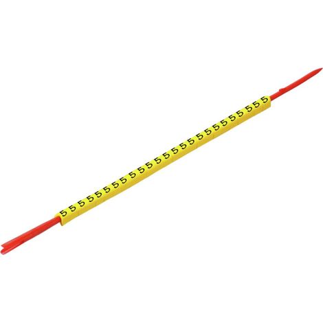 Weidmüller Leitermarkierer m.Montagedorn CLI R 02-3 GE/SW 5 10 Stk