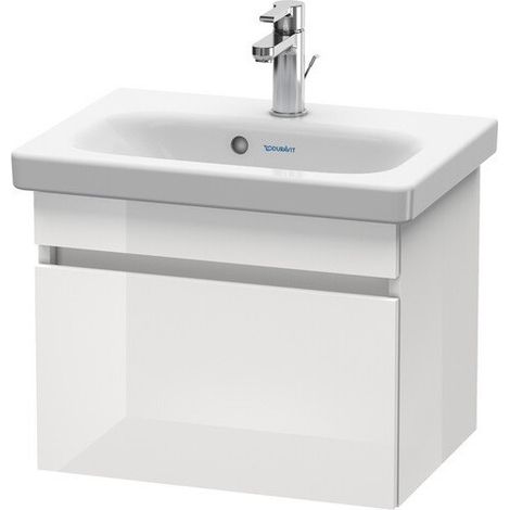 Duravit DURASTYLE COMPACT mueble bajo lavabo 398x500x368mm nogal oscuro / blanco mate
